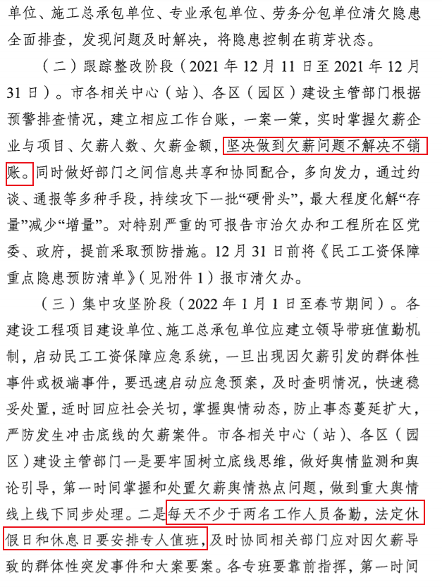 南京：即日起開展2021年建設領域清欠冬季專項治理！處罰：通報、限制、暫停承攬新工程！